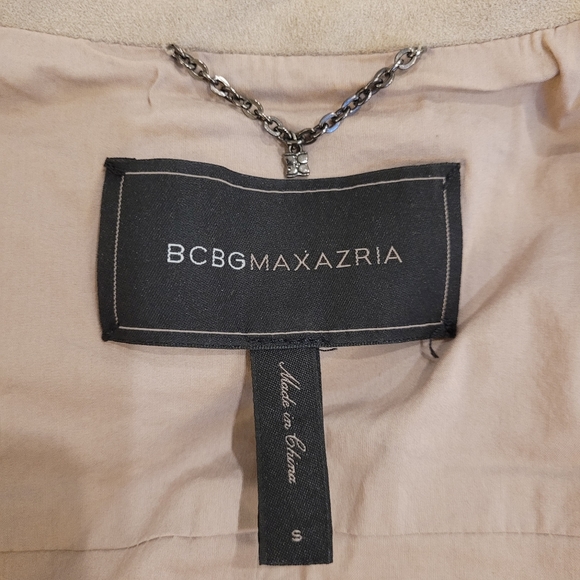 BCBG Faux Suede Moto Vest - Picture 5 of 8